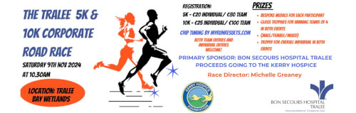 Tralee Corporate 5k and 10k Kerry